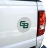 University of Wisconsin  Green Bay Secondary Logo Automotive Car Window Locker Circle Bumper Sticker - 4 of 4