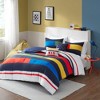 Gracie Mills Kaelith Stripe Printed Comforter Set. - 2 of 4