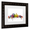 Trademark Fine Art Michael Tompsett Minneapolis Minnesota Skyline Matted Framed Art - 3 of 4
