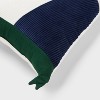 Triangle Corduroy Decorative Throw Pillow Navy Blue - Room Essentials™ - 4 of 4
