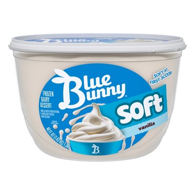 Blue Bunny Soft Vanilla Frozen Dessert - 46 fl oz