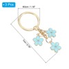 Unique Bargains Cute Flower Women Gifts Pendant Keychain for Purse Decor - 2 of 4