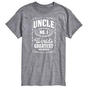 Men's - Instant Message - Uncle Worlds Greatest Short Sleeve Graphic T-Shirt - 1 of 4