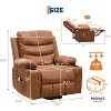 Power Lift Recliner Chair, for Living Room or RV Single Sofa for Adults, 135° Reclining Accent Chairs, 2 Cup Holders and Side Pockets - 2 of 4