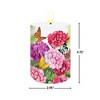 Briarwood Lane Spring Flameless Candle 6x3 Geraniums in Bloom Flameless Candle with Timer for Spring - 2 of 4