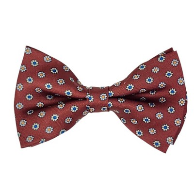 Men's Geometric Design 2.75 W And 4.75 L Inch Pre-Tied adjustable Bow Tie