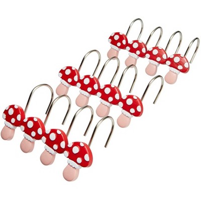 The Lakeside Collection Gnome Acorn Bath Collection - Set of Shower Hooks
