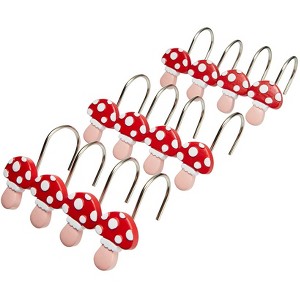The Lakeside Collection Gnome Acorn Bath Collection - Set of Shower Hooks - 1 of 2