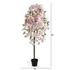 Nearly Natural 5-ft Cherry Blossom Artificial Tree - 2 of 4