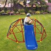 Vynxaria 6ft Dome climber with 1.2m slide for age 3+ climber with Climbing Stones - 2 of 4