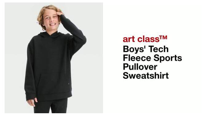 Boys' Tech Fleece Sports Pullover Sweatshirt - art class™, 2 of 5, play video