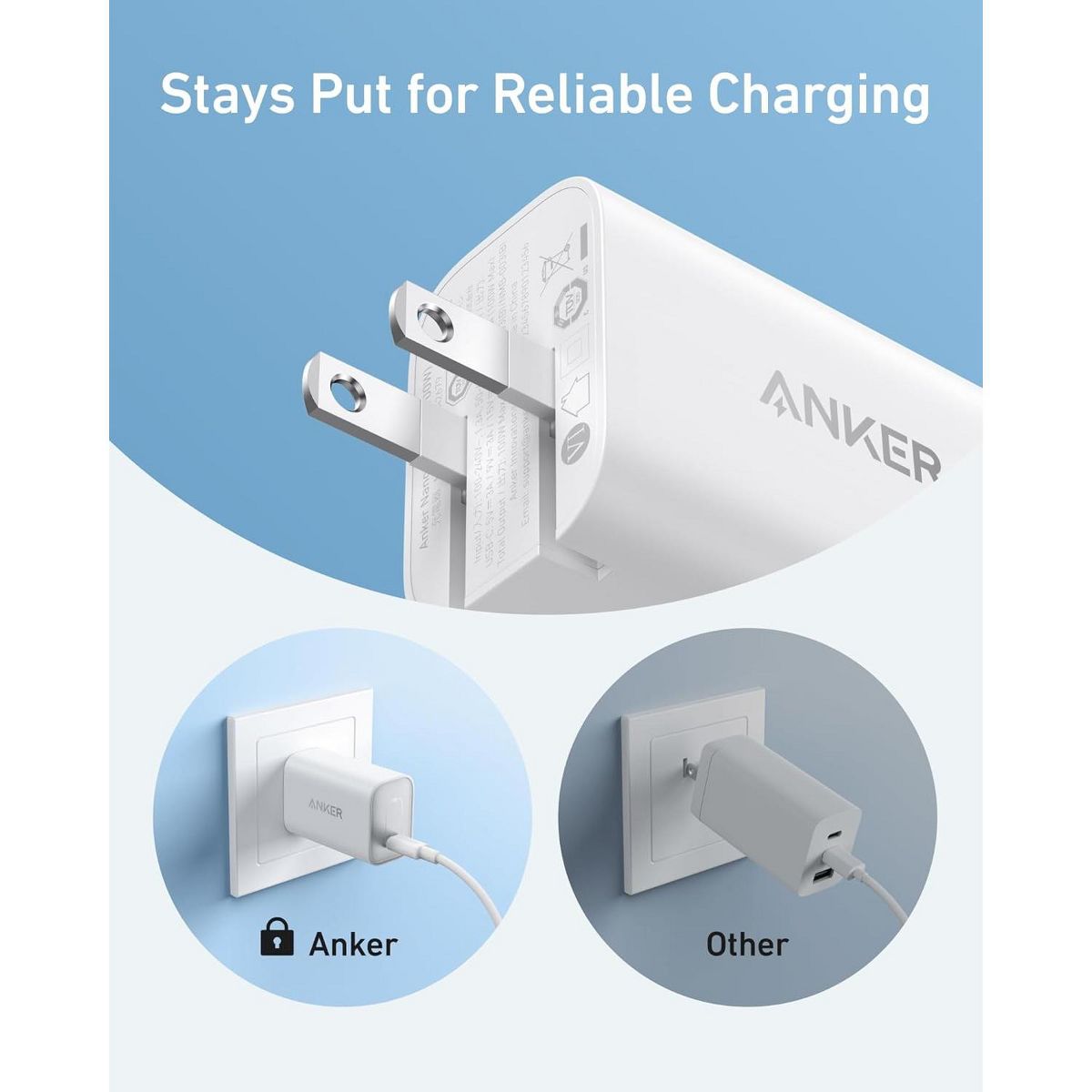 Anker Laptop Charger, 100W Foldable Type C Charger Fast Charging - thumbnail 4
