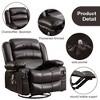 Dronkon Indoor Swivel Rocker Recliner Chair with Vibration Massage, Heat Ergonomic, Rocking Function and USB Charge Port - 4 of 4