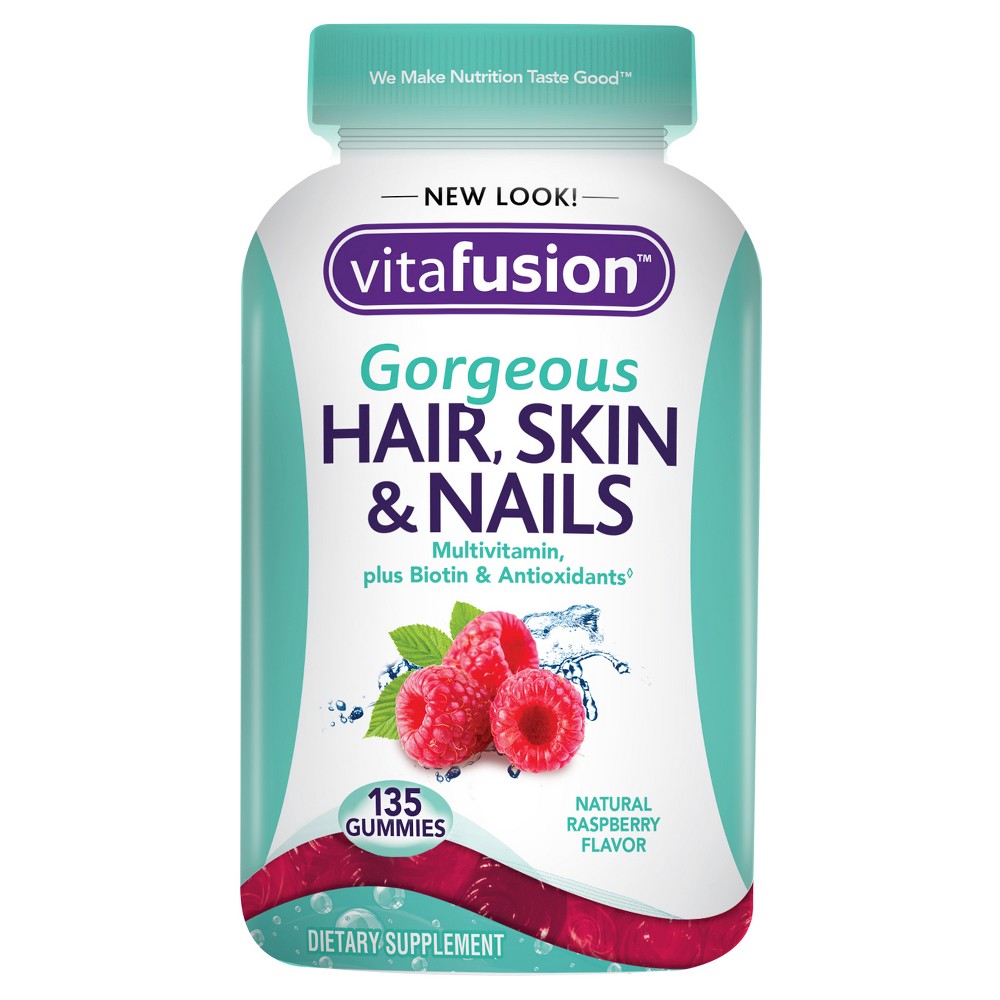 UPC 027917000152 product image for Vitafusion Dietary Supplement Gummy for Hair, Skin & Nails - 120 Count | upcitemdb.com
