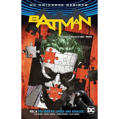 Batman Vol. 4: The War of Jokes and Riddles (Rebirth) - by  Tom King (Paperback)