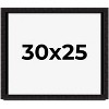 PosterPalooza | Modern Shadow Box 1" Depth Black Picture Frame - UV Acrylic, Backing Board, Hanging Hardware - 2 of 4