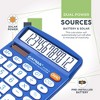 CATIGA 12-Digit Desktop Calculator, Large LCD, Sensitive Buttons, Dual Solar Power, Standard Function for Office, Home, School, CD-2786 - 4 of 4