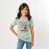 Tis The Season To Read Red Truck - Youth Short Sleeve Graphic T-Shirt - 3 of 4