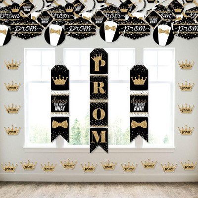 Big Dot of Happiness Prom - Wall and Door Hanging Decor - Prom Night Party Room Decoration Kit