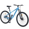 Gulches 29 Inch Wheels Single Speed Mountain Bike, for Men Women Boys and Girls, Front Suspension, Steel Frame - 3 of 4
