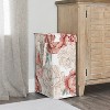 Sweet Jojo Designs Girl Foldable Laundry Hamper with Handles Peony Floral Garden Pink and Ivory - 2 of 4