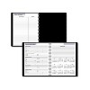 DayMinder Open-Schedule Weekly Appointment Book, 8.75 x 7, Black Cover, 12-Month (Jan to Dec): 2026 - 4 of 4