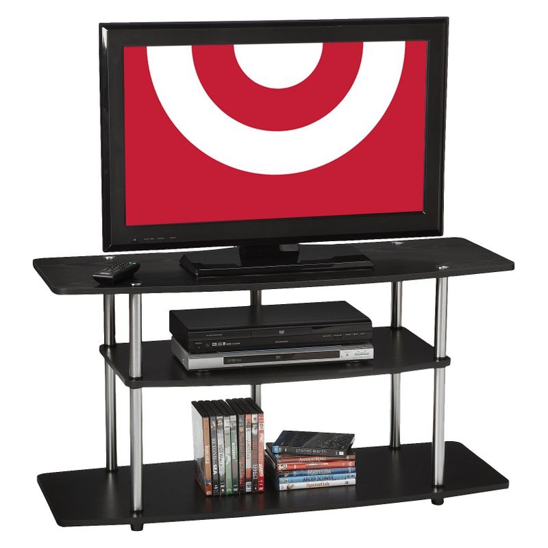 Designs2Go 3 Tier Wide TV Stand for TVs up to 43" - Breighton Home, 3 of 10