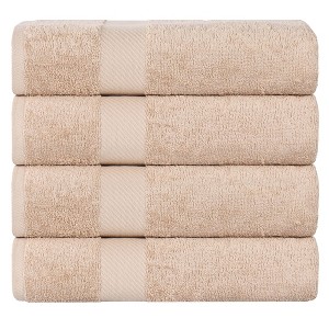 Modern Solid Classic Luxury Egyptian Cotton Towel Set by Blue Nile Mills - 1 of 4