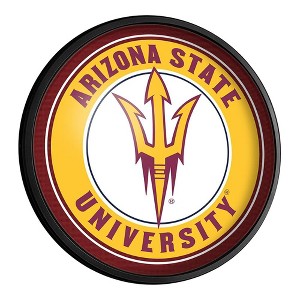 College Round Slimline Lighted Wall Sign - 1 of 1