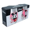Silver Buffalo Disney Minnie and Mickey Mouse Hearts Stemless Wine Glasses | Set of 2 - image 2 of 4
