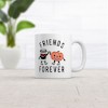 Crazy Dog T-Shirts Friends Forever Mug Halloween Coffee Jack O Lantern Pumpkin Cup-11oz - 2 of 4