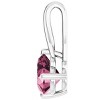 Pompeii3 2ct Pink Topaz Women's Heart Pendant in 14k Gold Necklace 6mm Tall - image 3 of 4