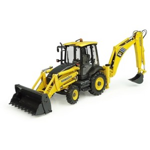 Komatsu WB93R-8 Backhoe Loader 1/50 Diecast Model by Universal Hobbies - 1 of 4