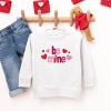 Be Mine Knit Print - Toddler Graphic Sweatshirt - 2 of 4