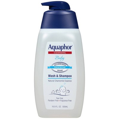 aquaphor baby gentle wash & shampoo