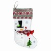Season's Designs 21In White Snowman Stocking - 2 of 4