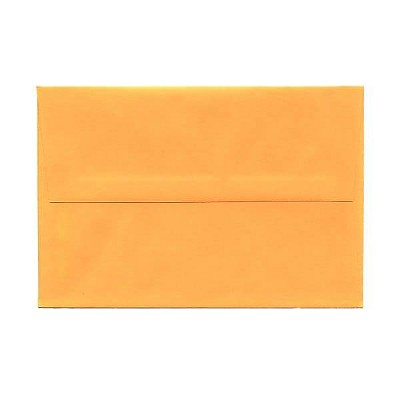 JAM Paper A8 Colored Invitation Envelopes 5.5 x 8.125 Ultra Orange 80369