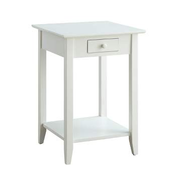 American Heritage End Table with Drawer Shelf - Breighton Home