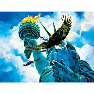 Sunsout Spirit of Freedom 500 pc Fourth of July Jigsaw Puzzle 38966 - 1 of 4