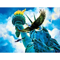 Sunsout Spirit of Freedom 500 pc  Fourth of July Jigsaw Puzzle 38966