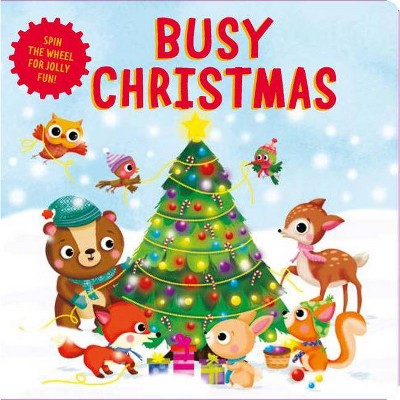 Busy Christmas - (Clever Wheels) by  Clever Publishing (Board Book)