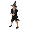 Whizmax Black Cloak Witch Costume with Hat--Classic Costume-Plusheddy Girl’s Witch Costume for Kids - image 4 of 4