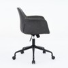 NicBex Home Office Chair with Adjustable Height Modern PU Leather Computer Chair with Fixed Arms and Back Support for Office, Study, Bedroom - 4 of 4