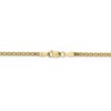 Black Bow Jewelry 2mm, 14k Yellow Gold, Flat Bismark Mesh Chain Necklace - 4 of 4