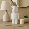 Contemporary Bear Figurine Statue for Home Decor Styling - Decorative Sculpture Perfect for Office, Living Room, or Shelf Decor - 12" - 3 of 4
