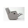 Poundex,Swivel Glider Manual Recliner in Dark Gray - 3 of 4