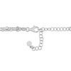 EVERLY JEWELRY | Sterling Silver Heart and Ball Bead Chain Necklace - 19.5 inch - 2 of 4