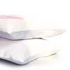 Deny Designs Standard April Lane Art Block Pink Monogram P Microfiber Printed Pillow Sham - 3 of 3