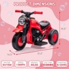 6V Motorcycle Ride on Toy Car for Kids, Kids Bubble  Motorcycle w/Music, LED Headlights, Forward/Reserve, Pedal, Ride on Motorbike for Kids 3-8 - 4 of 4