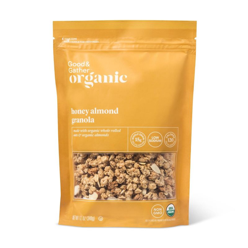 Honey Almond Granola - 12oz - Good & Gather&#8482;, 1 of 7